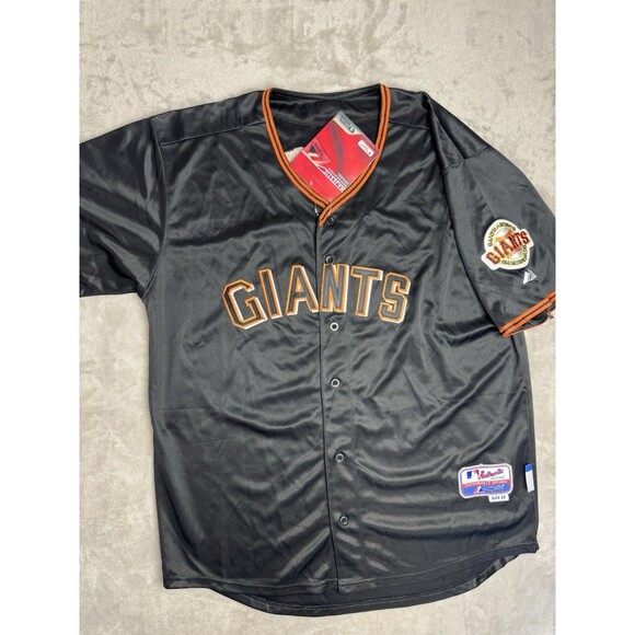 San Francisco Giants Majestic Authentic Collection Jersey Black Size 52 NWT